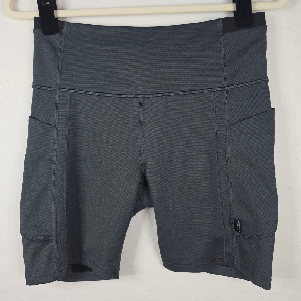 Athleta Allyson Felix Legend 7" Short M Gray Ultimate Stash II Pockets